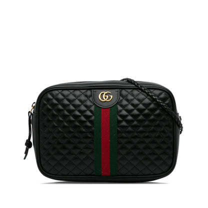 Gucci Small Trampuntata Crossbody Bag (SHG-fxPHOR)