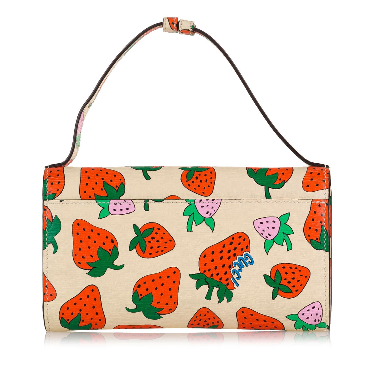 Gucci Small Zumi Strawberry Satchel (SHG-36794)