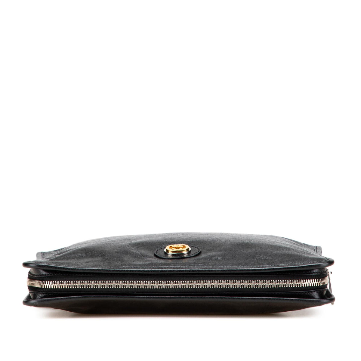 Gucci Soft Leather Interlocking G Portfolio Business Bag