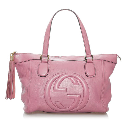 Gucci Soho Cellarius Leather Handbag (SHG-30320)
