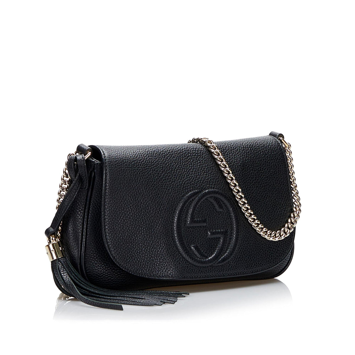 Gucci Soho Flap Chain Crossbody Bag (SHG-hBJ0wb)