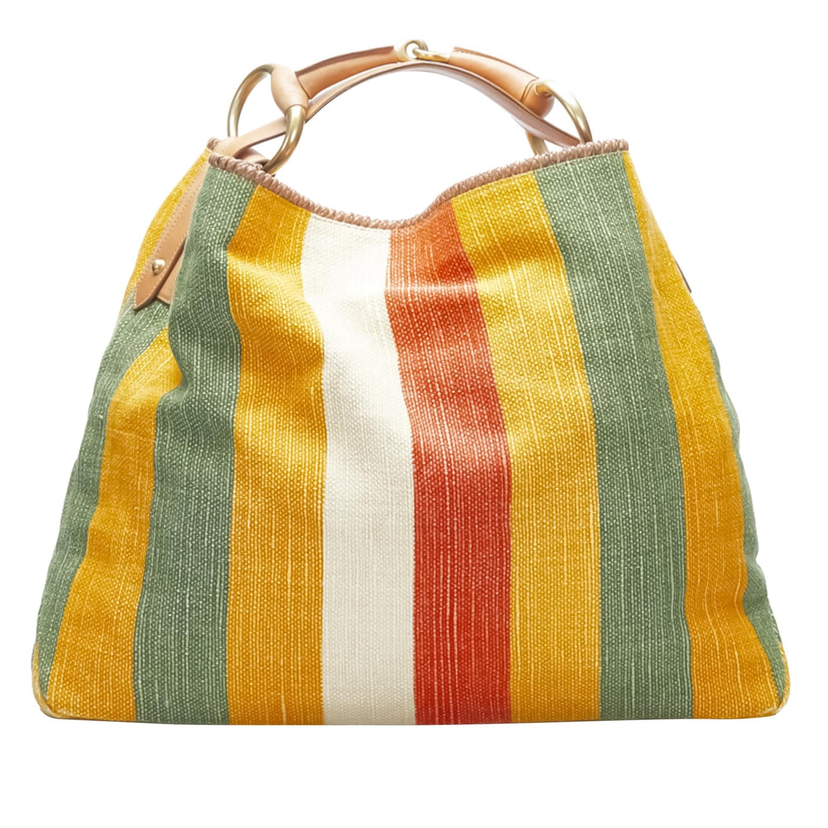 Gucci Striped Horsebit Handbag (SHG-stHrGl)