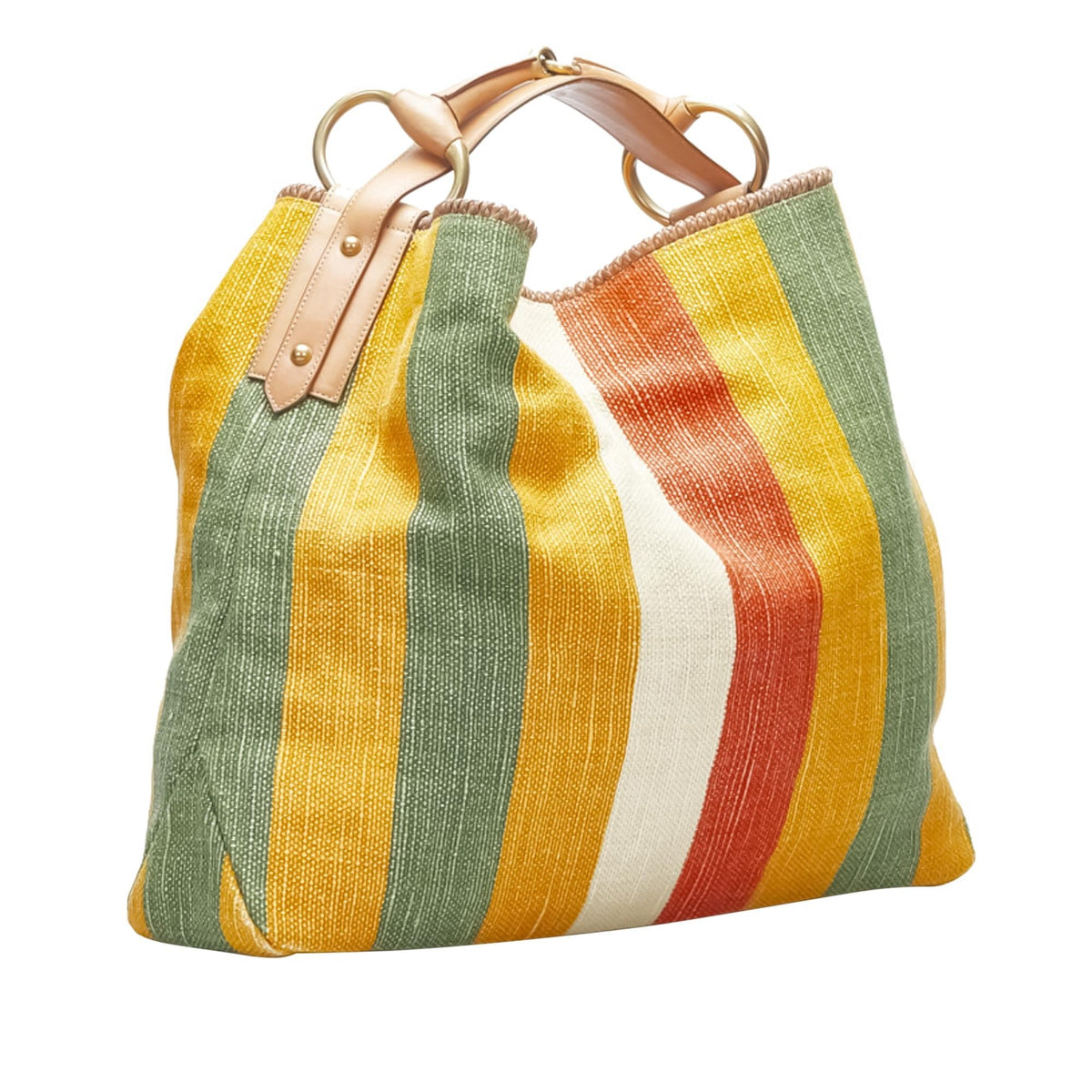 Gucci Striped Horsebit Handbag (SHG-stHrGl)
