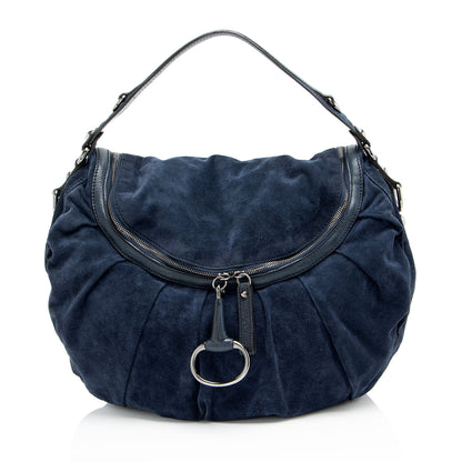 Gucci Suede Icon Bit Hobo