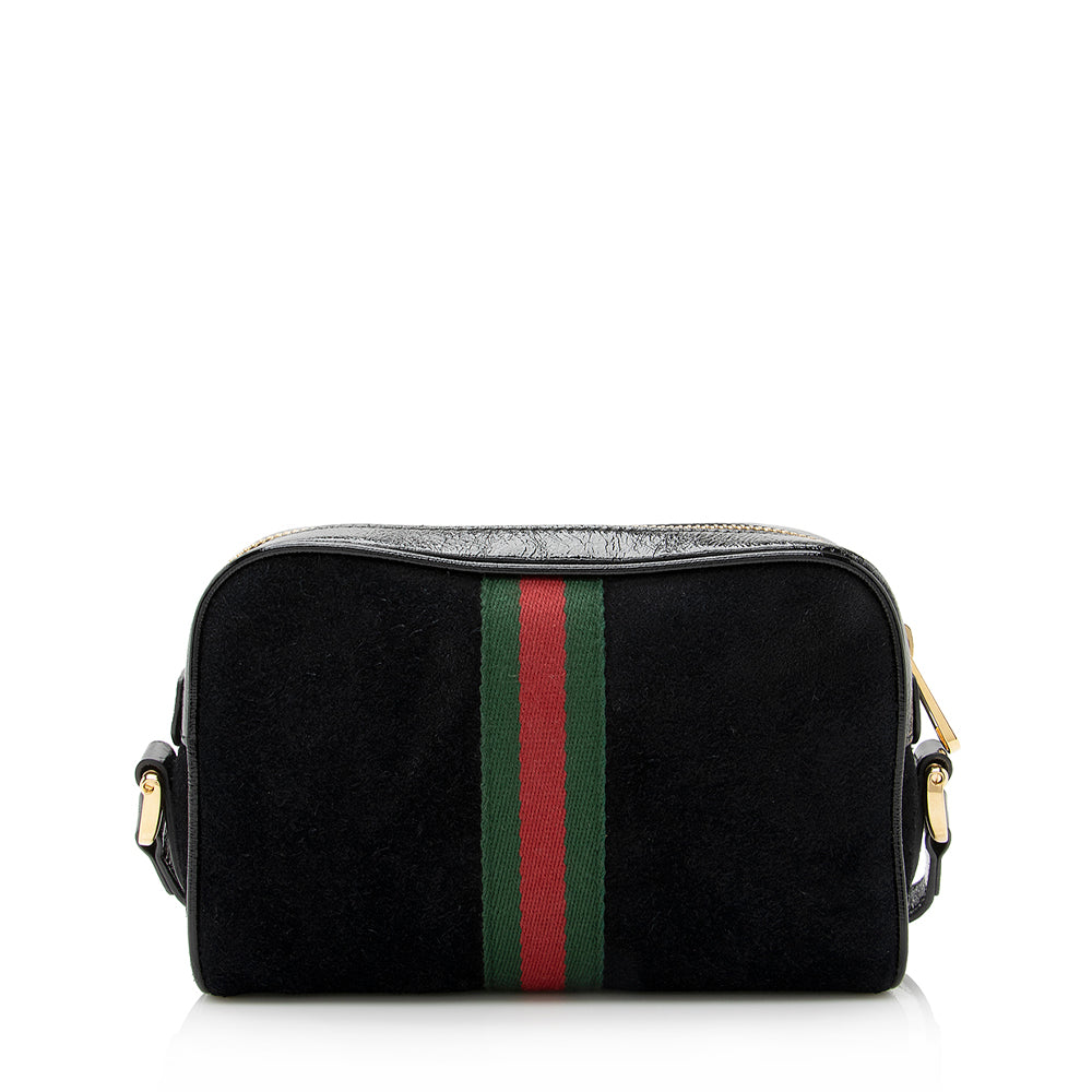 Gucci Suede Ophidia Mini Crossbody Bag (SHF-21574)