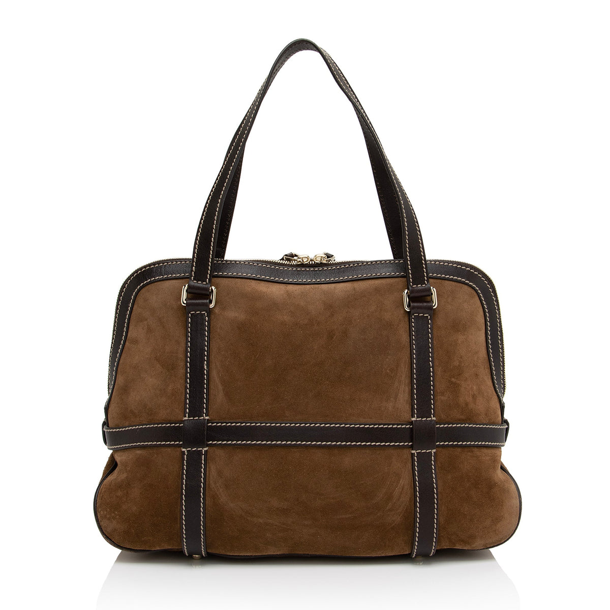 Gucci Suede Royal Satchel (SHF-NaAFTp)