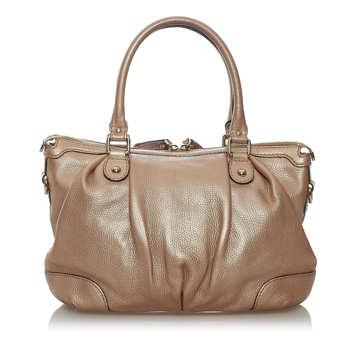 Gucci Sukey Leather Satchel (SHG-37221)