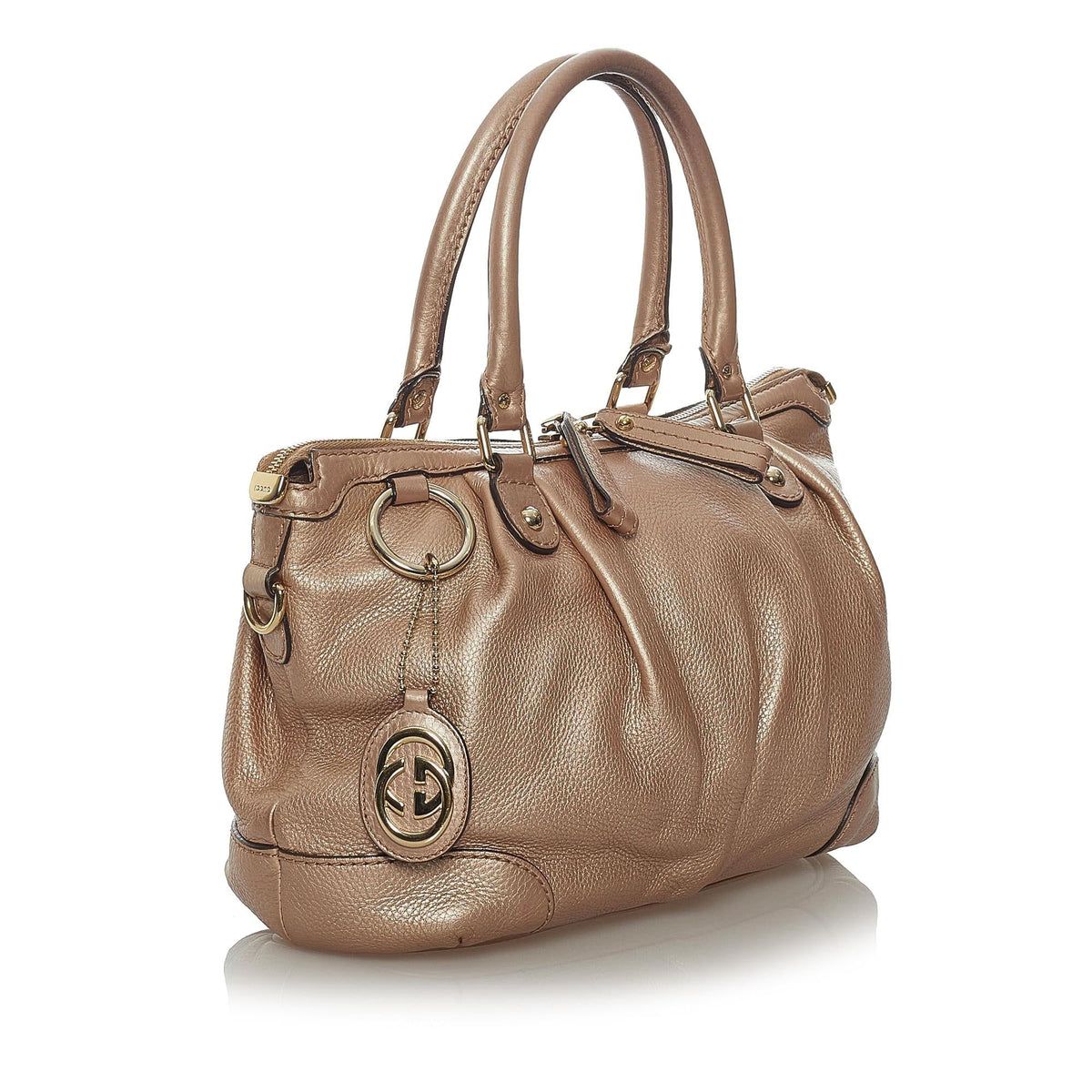 Gucci Sukey Leather Satchel (SHG-37221)