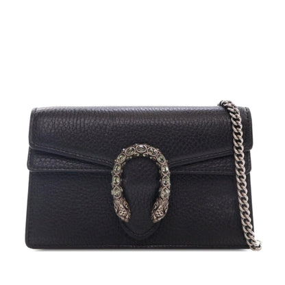 Gucci Super Mini Dionysus Leather Crossbody Bag (SHG-vzCgCv)