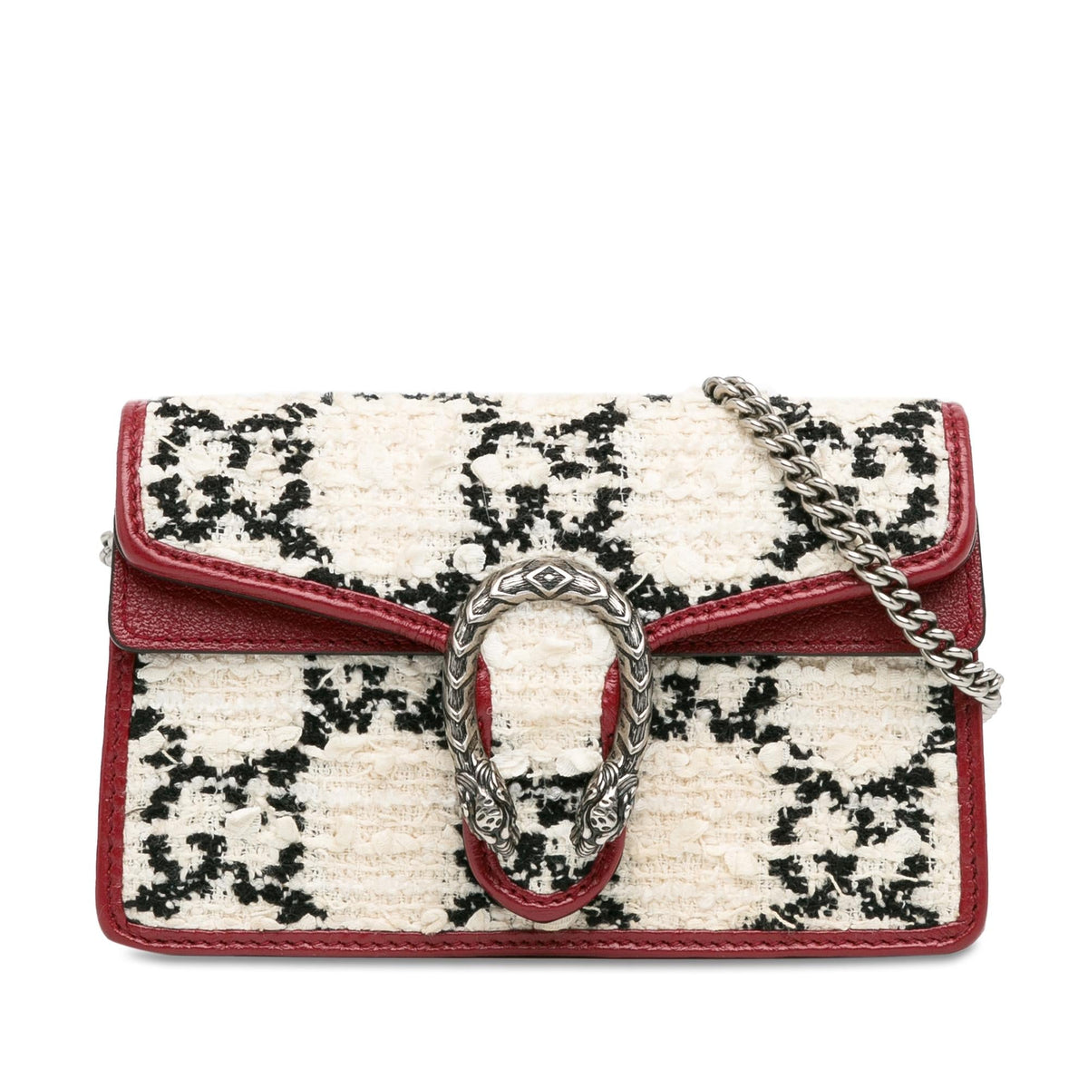 Gucci Super Mini GG Tweed Dionysus Crossbody Bag (SHG-a03ekZ)