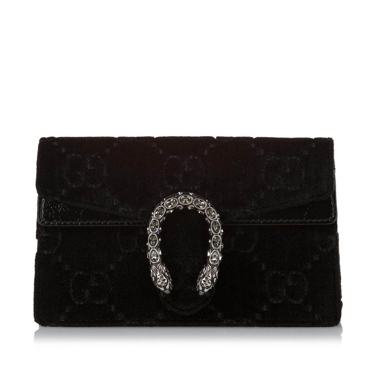 Gucci Super Mini GG Velvet Dionysus Crossbody Bag (SHG-34523)
