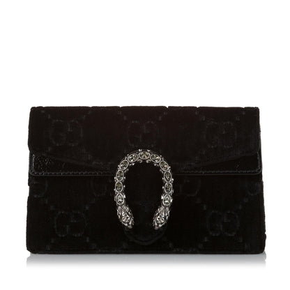 Gucci Super Mini GG Velvet Dionysus Crossbody Bag (SHG-34523)