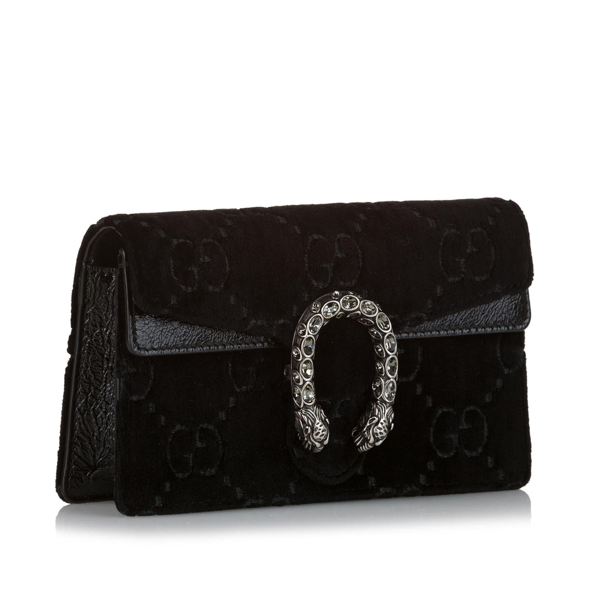 Gucci Super Mini GG Velvet Dionysus Crossbody Bag (SHG-34523)