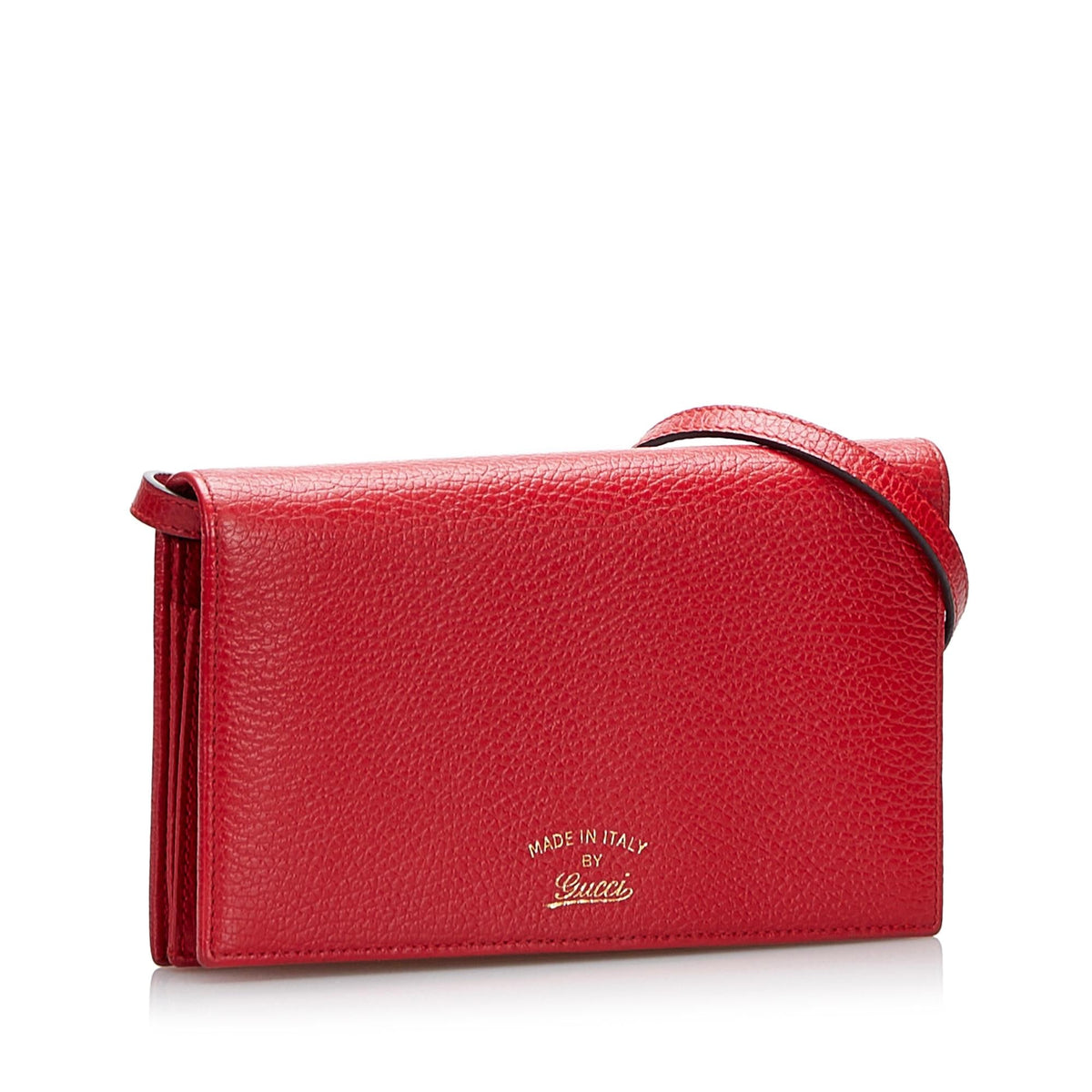 Gucci Swing Leather Continental Wallet on Strap (SHG-Ht1Fw3)
