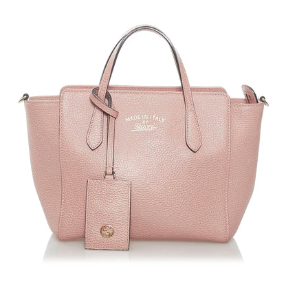 Gucci Swing Leather Satchel (SHG-BrbcIS)