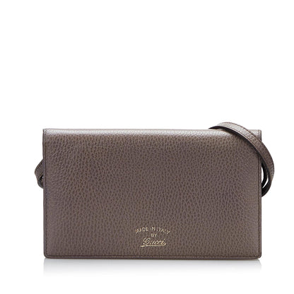 Gucci Swing Wallet On Strap (SHG-bxr3ud)