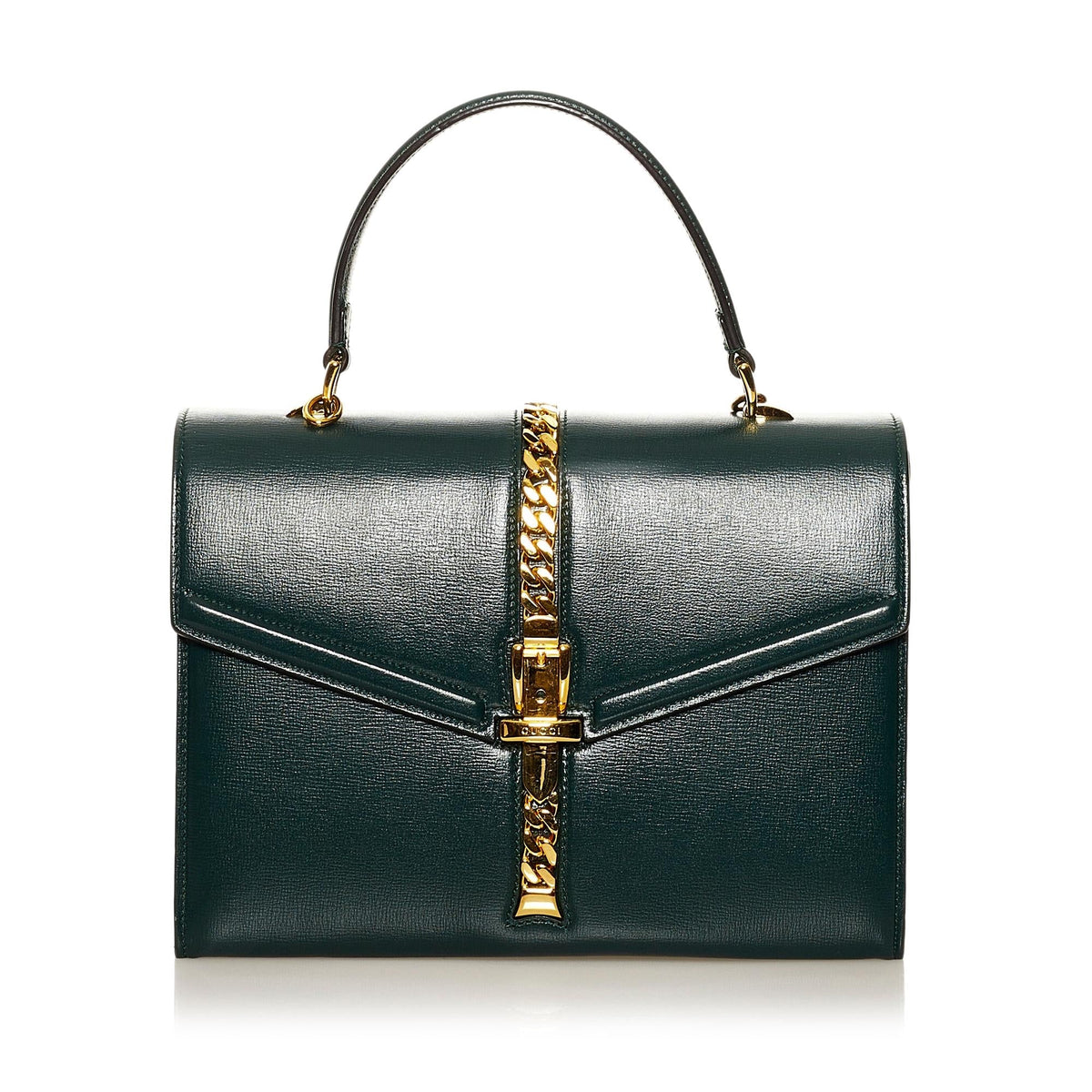 Gucci Sylvie 1969 Leather Satchel (SHG-37211)