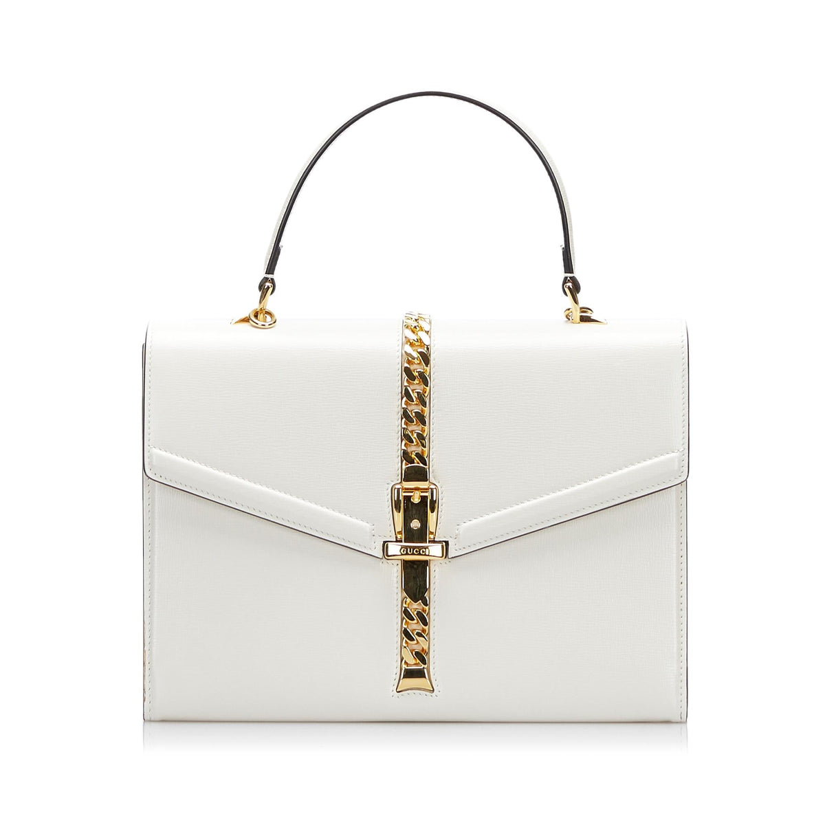 Gucci Sylvie 1969 Leather Satchel (SHG-XLLZGR)