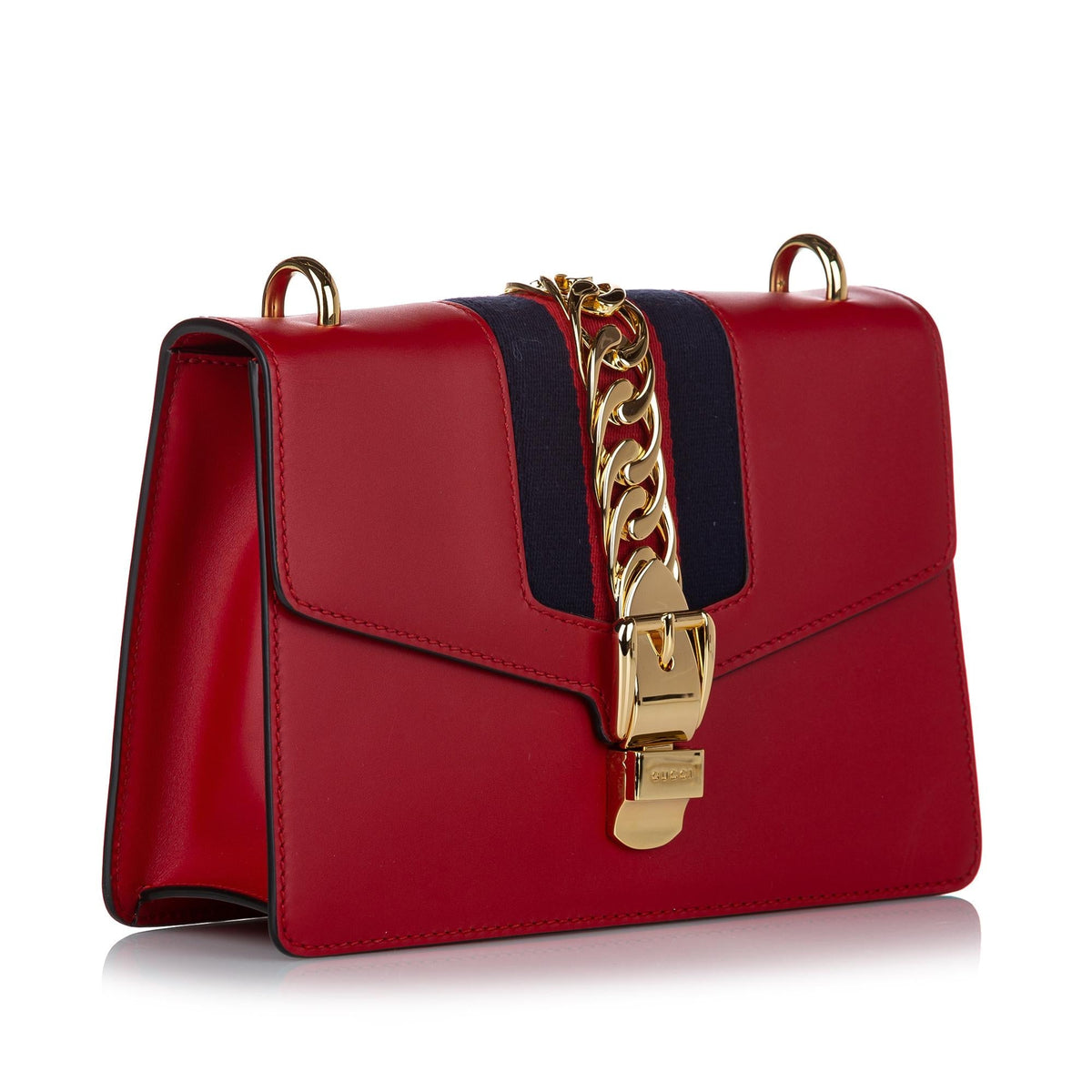Gucci Sylvie Leather Crossbody Bag (SHG-30448)