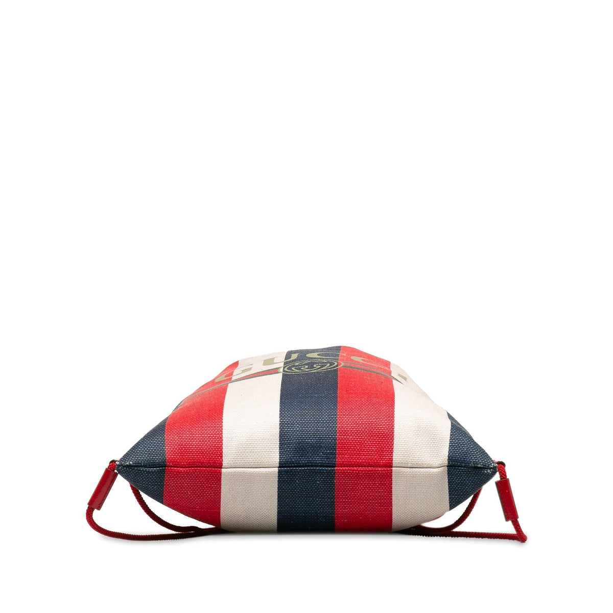 Gucci Sylvie Stripe Logo Drawstring Backpack