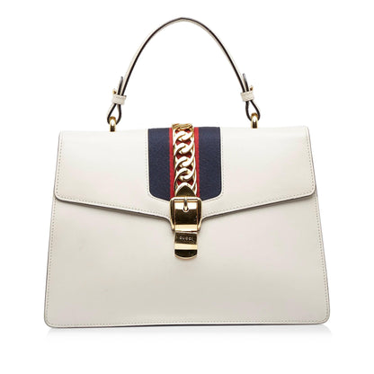 Gucci Sylvie Web Satchel (SHG-RIchpP)