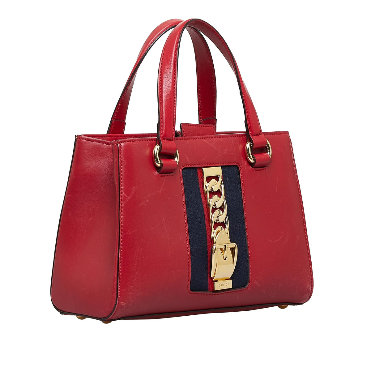 Gucci Sylvie Web Top Handle Satchel (SHG-LR59qo)