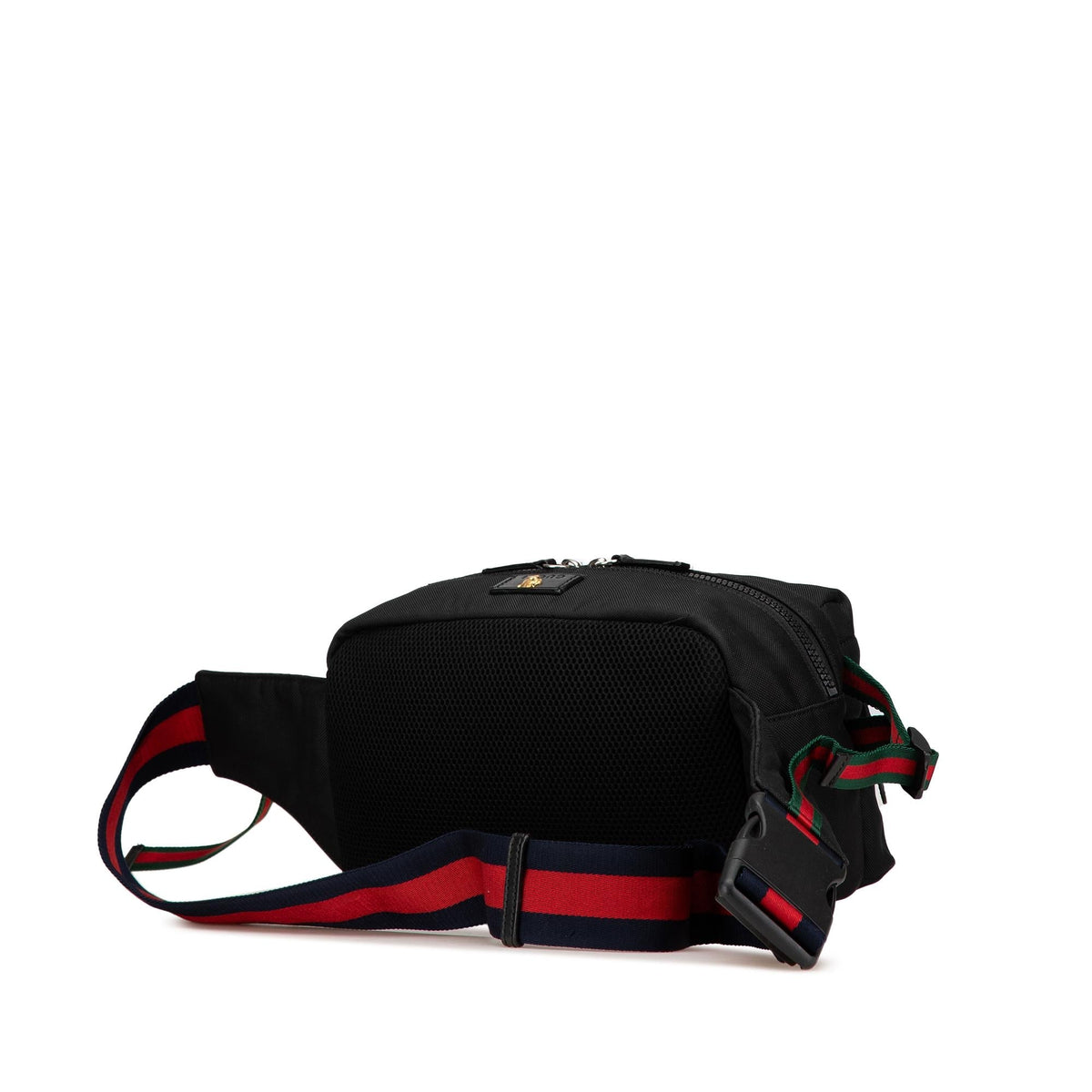 Gucci Techno Canvas Web L Aveugle Par Amour Embroidered Belt Bag