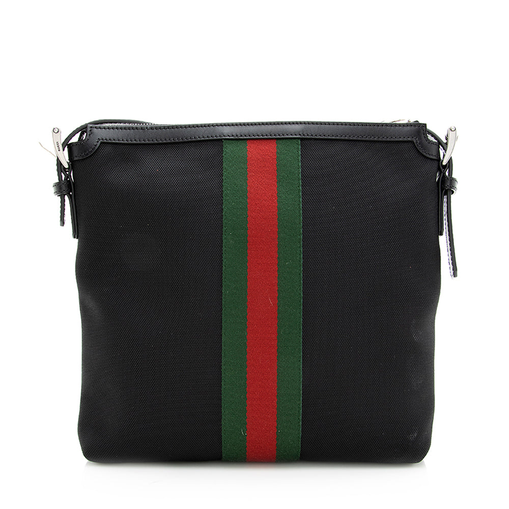 Gucci Techno Canvas Web Messenger Bag (SHF-19392)