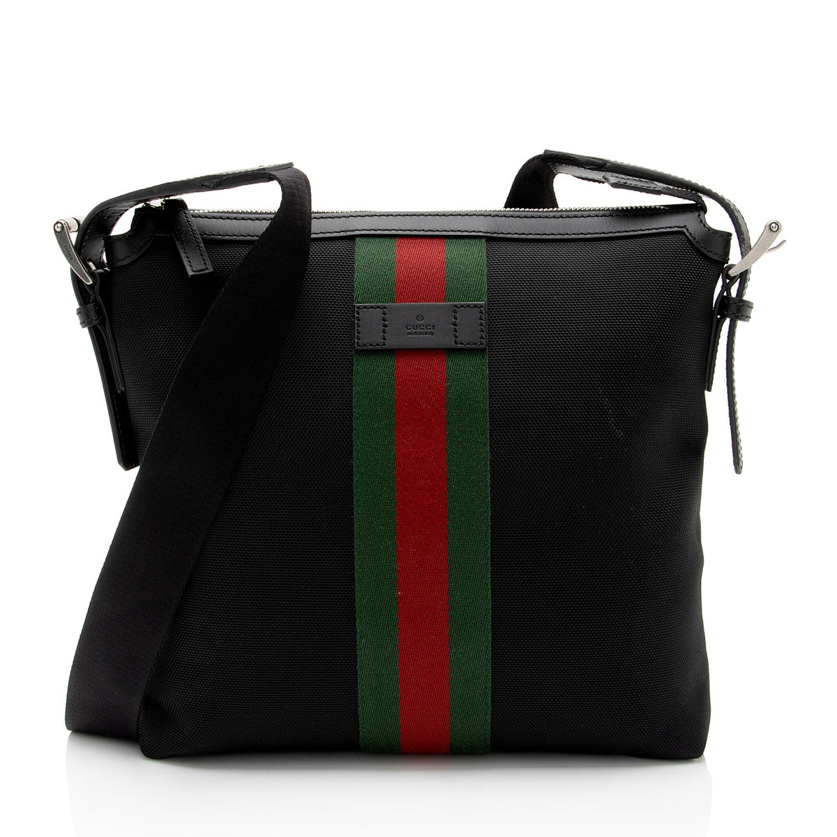 Gucci Techno Canvas Web Messenger Bag (SHF-hSj6G8)