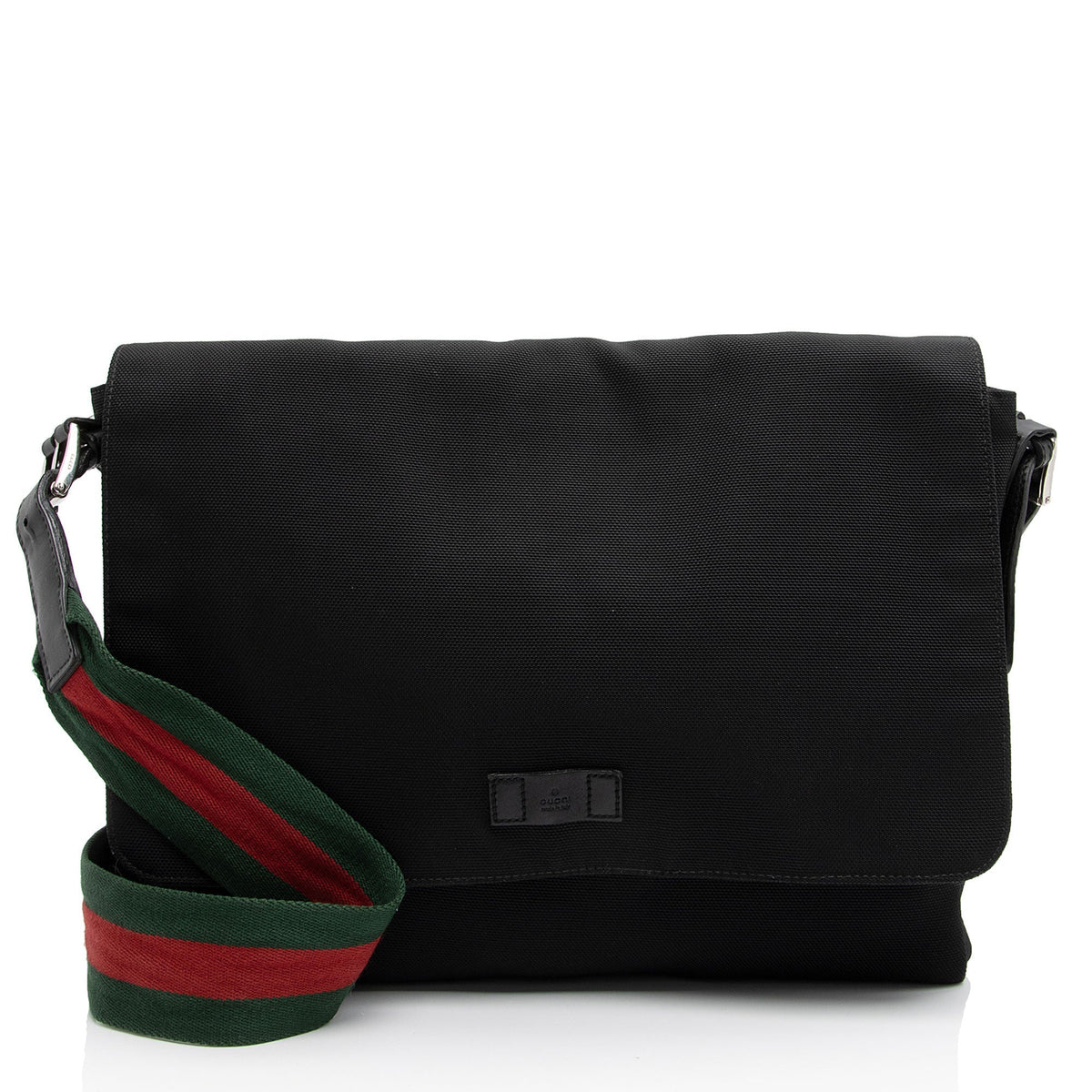 Gucci Techno Canvas Web Strap Flap Messenger (SHF-fSJ95Q)