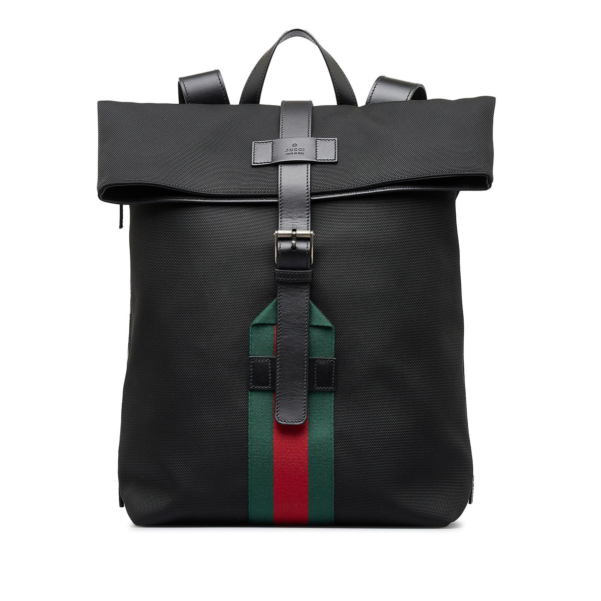 Gucci Techno Web Fold Over Backpack (SHG-u9fHBg)
