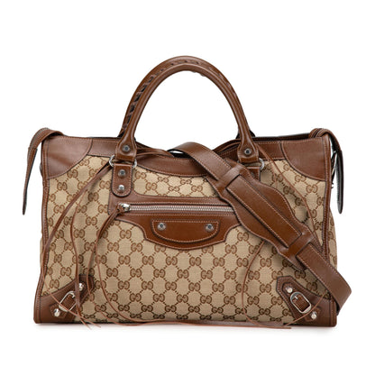 Gucci The Hacker Project GG Canvas Neo Classic Satchel