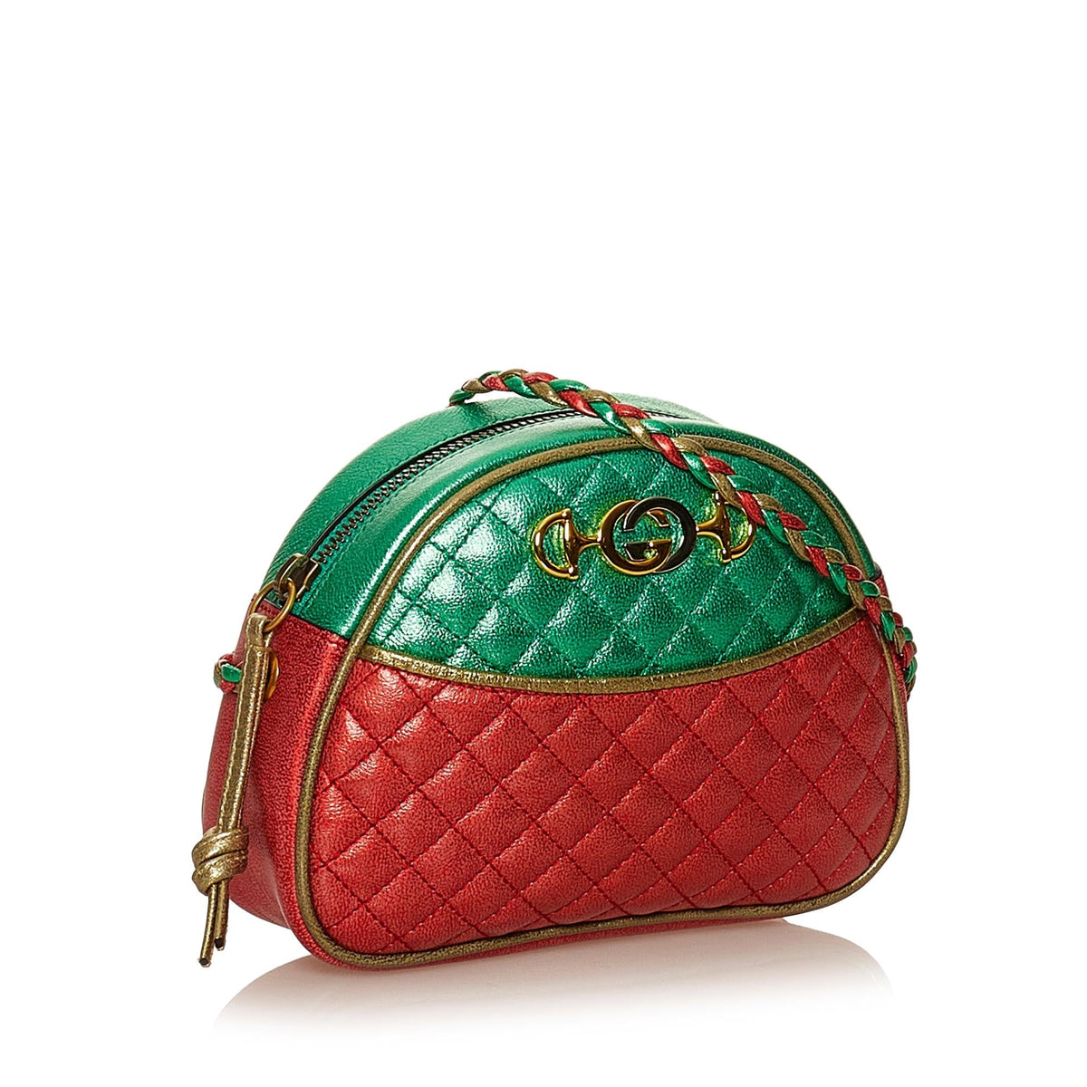 Gucci Trapuntata Leather Crossbody Bag (SHG-29305)