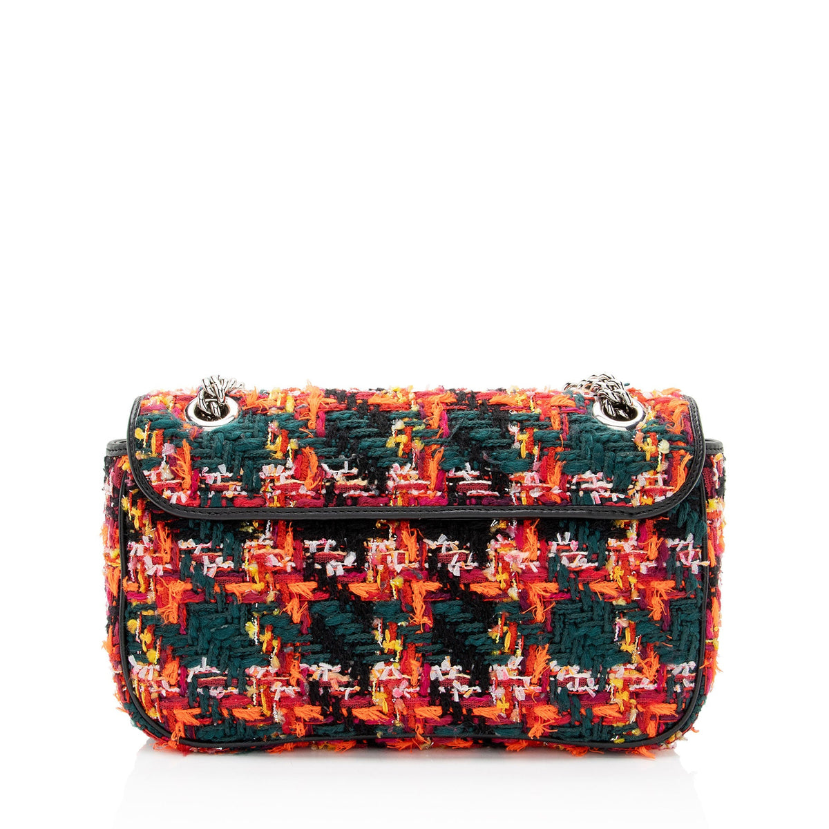 Gucci Tweed GG Marmont Medium Flap Bag