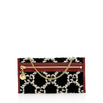 Gucci Tweed Pochette (SHF-22916)