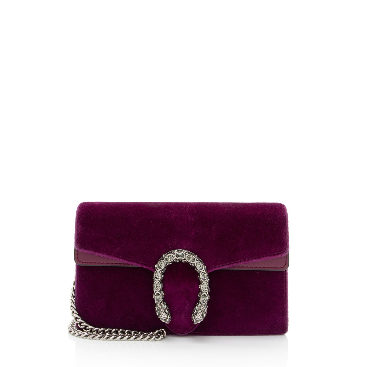 Gucci Velvet Dionysus Super Mini Bag (SHF-p2rCnJ)