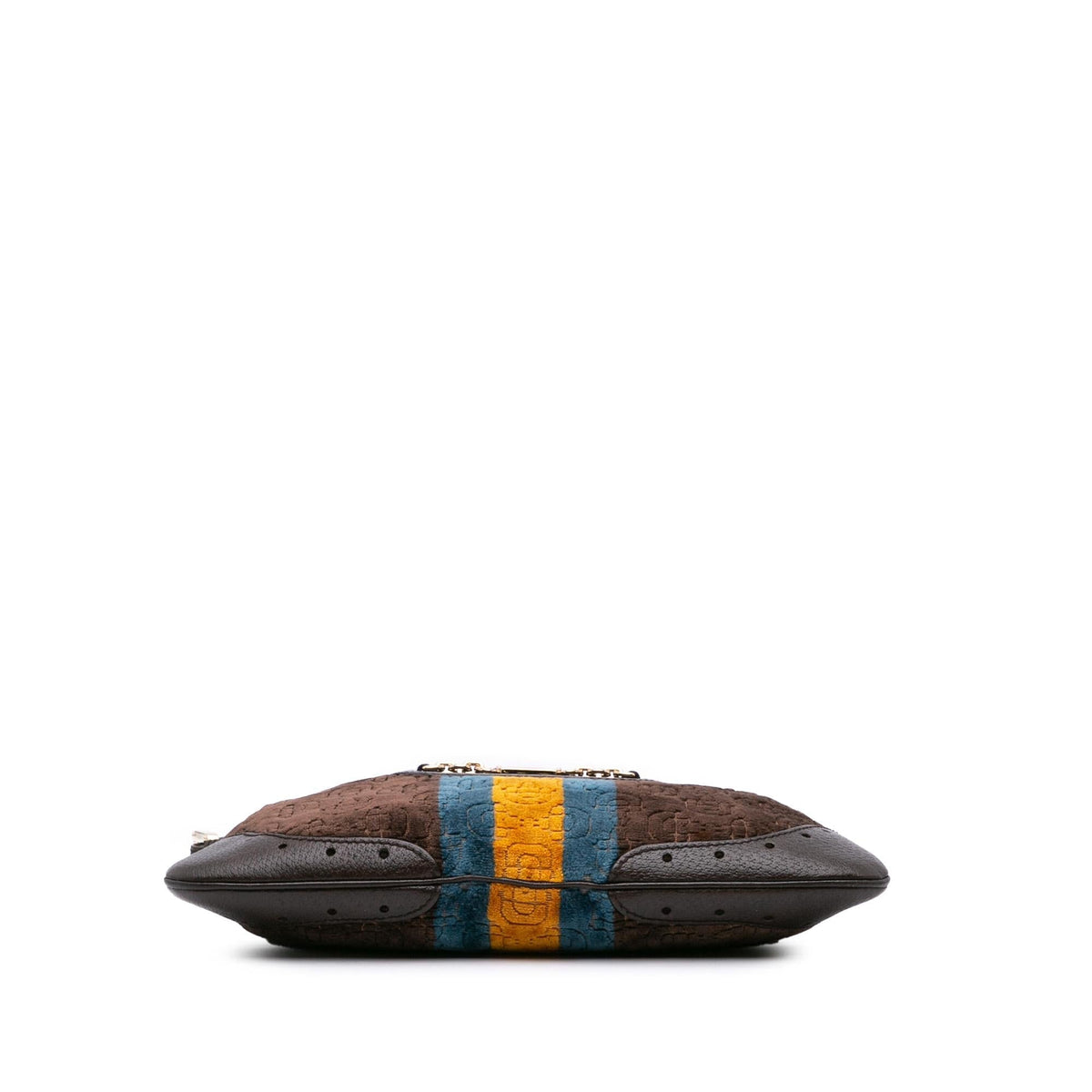 Gucci Velvet Horsebit Web Punch Hobo