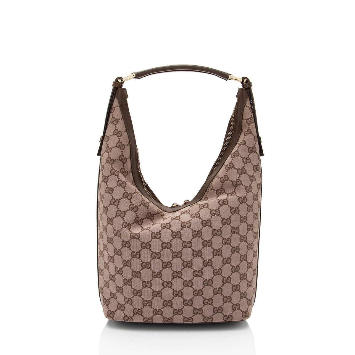 Gucci Vintage GG Canvas Hobo (SHF-A3NrpF)