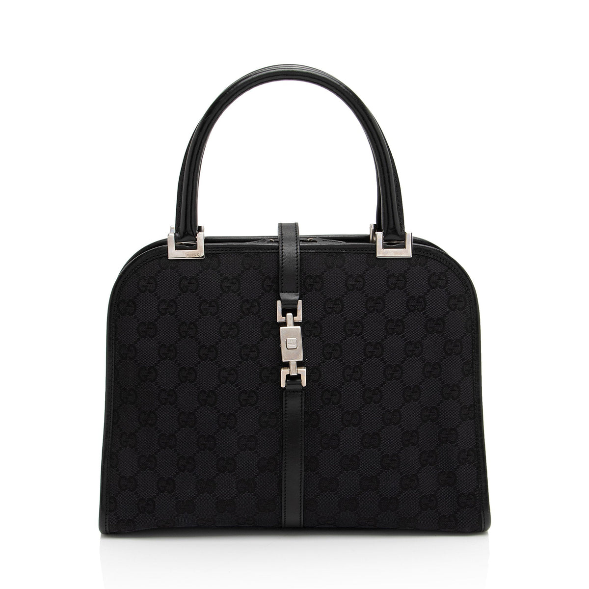 Gucci Vintage GG Canvas Jackie Dome Satchel (SHF-TGvarJ)