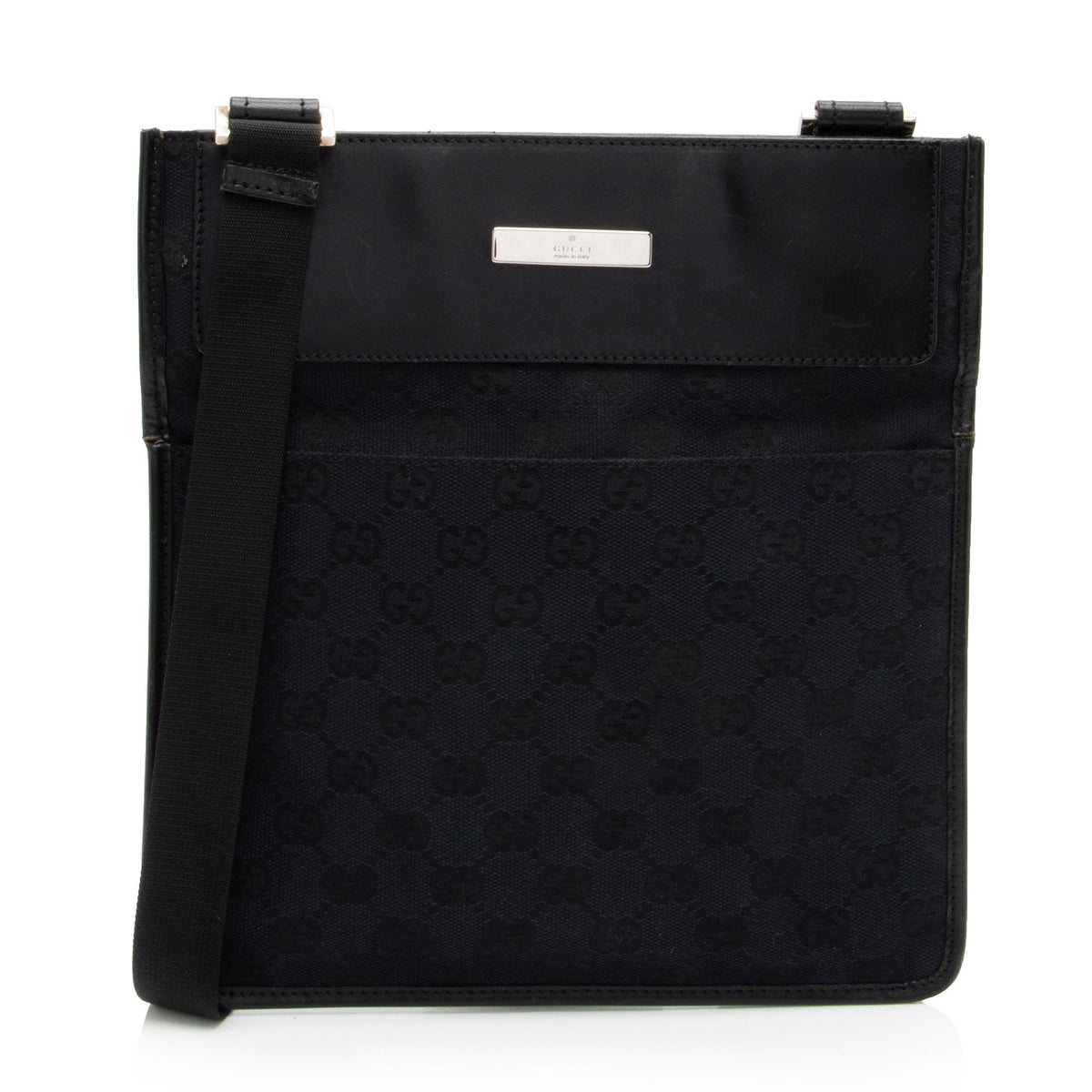 Gucci Vintage GG Canvas Messenger (SHF-jzVt7I)