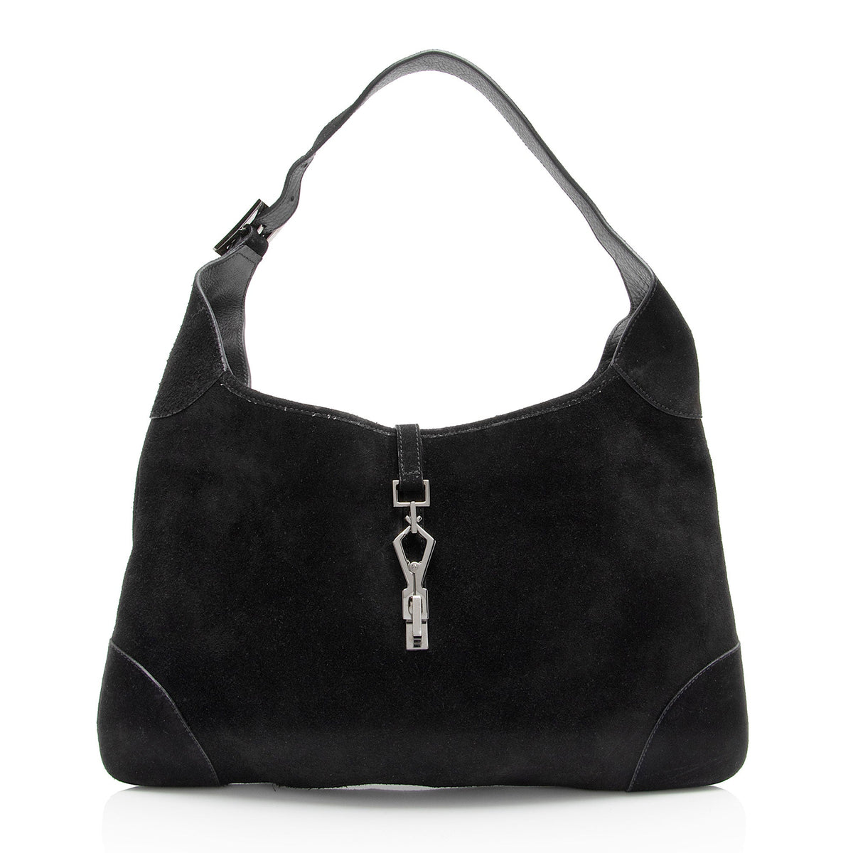 Gucci Vintage Suede Leather Jackie Hobo (SHF-jQkAHZ)