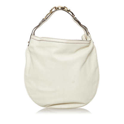 Gucci Wave Leather Hobo Bag (SHG-37223)