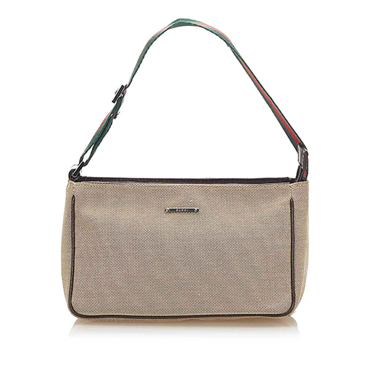 Gucci Web Canvas Baguette (SHG-31873)