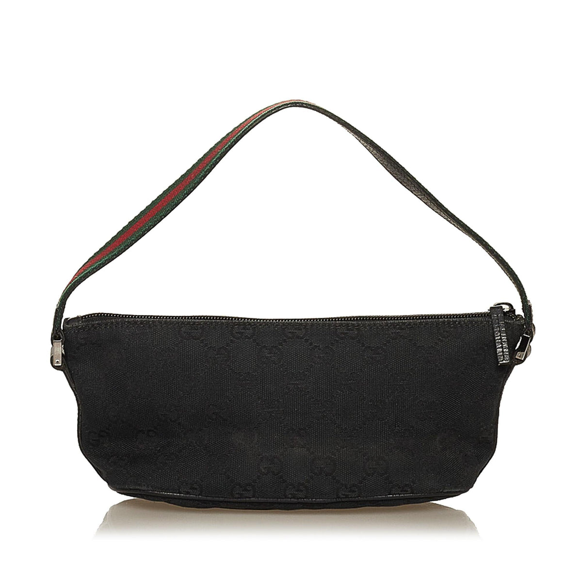 Gucci Web Canvas Boat Baguette (SHG-29382)