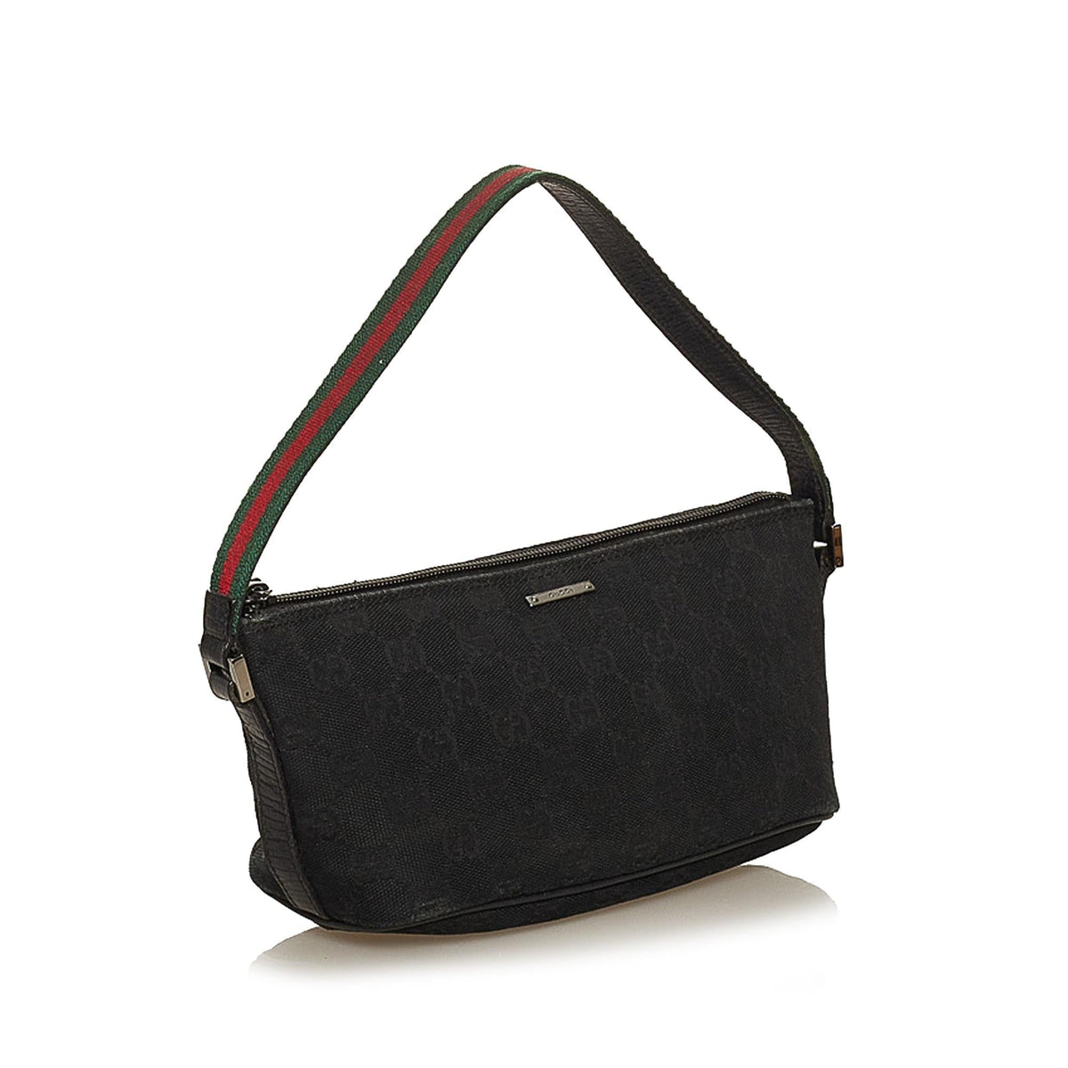 Gucci Web Canvas Boat Baguette (SHG-29382)