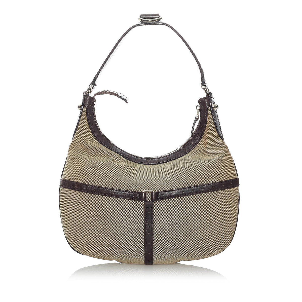 Gucci Web Canvas Reins Hobo Bag (SHG-30974)