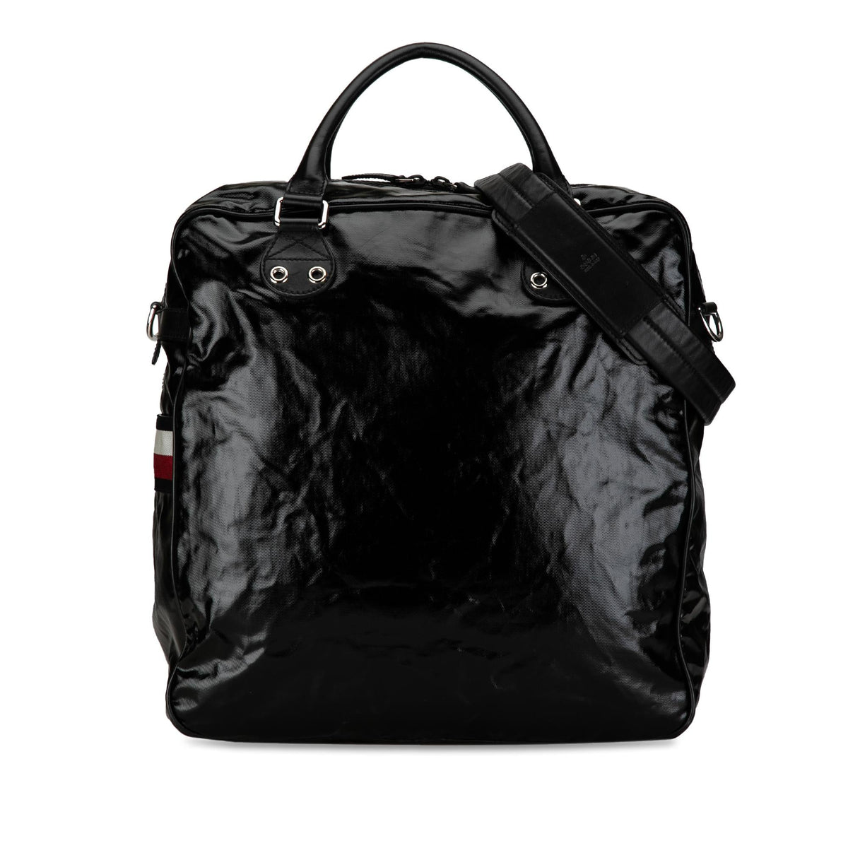 Gucci Web Coated Canvas Satchel (SHG-rARBOf)