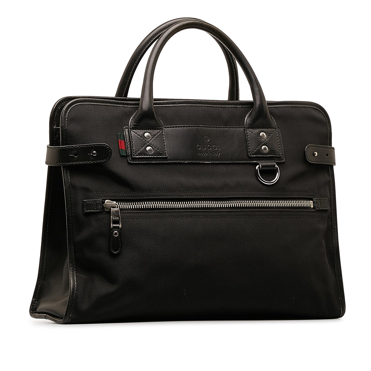 Gucci Web Nylon Business Bag (SHG-Y0mhDT)
