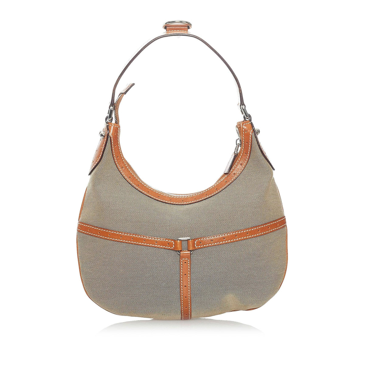 Gucci Web Reins Canvas Hobo Bag (SHG-30263)