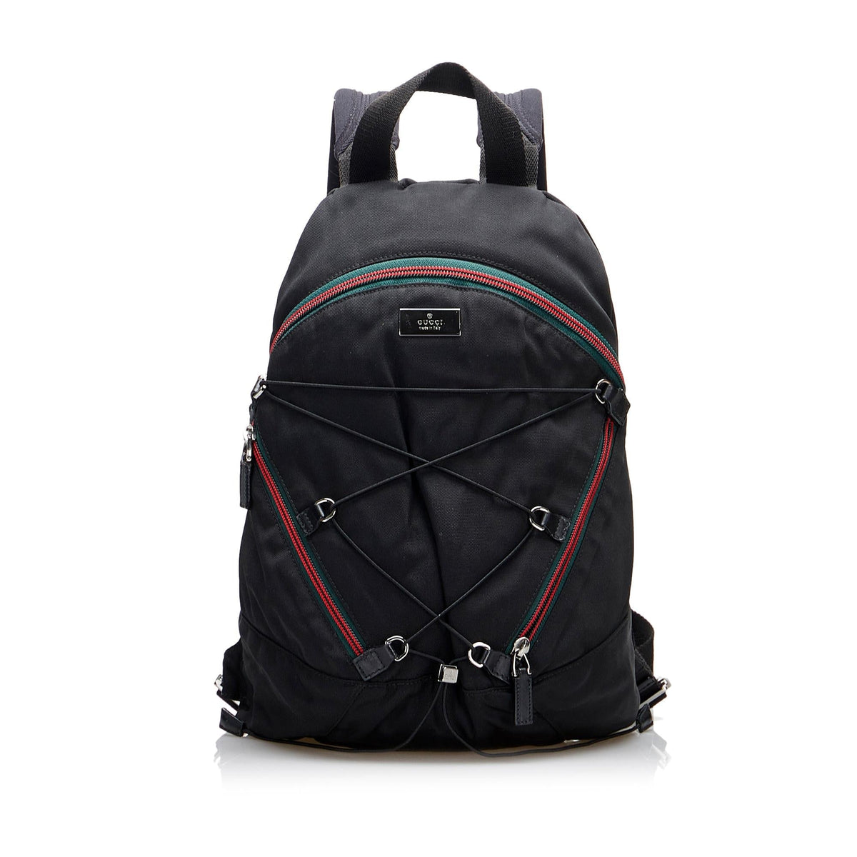 Gucci Web Zipper Line Backpack (SHG-jjq8zD)